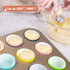 600pcs Paper Cupcake Liners - 1.25 Inches Mini Muffin Liners, Thick & Sturdy Rainbow Colors