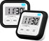 Kitchen Timers for Cooking, Magnetic Digital Timers 2 Pack for Classroom, Kids, Teachers, Black