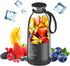 Portable Blender, 500ML Personal Blender for Shakes and Smoothies, USB Rechargeable with Six Blades for Travel
