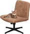 FUANGUI Criss Cross Chair Cover, Faux Leather Looking Stretch Mid Back Wide