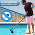 20" 12-Rows Wide Pool Brush Head, Heavy Duty Pool Cleaning Brush with Soft Bristles, Inground/Above Ground Pool Brushes