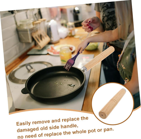 Saucepan Handle Replacement, Cookware Handle for Stockpots, Frying Pan, Wok, Universal Pot Side Handle