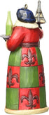 Jim Shore Heartwood Creek French Santa Hanging Ornament - 4.25”, Christmas