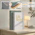 Set 2 Realistic Decorative Book Boxes with Hidden Storage, of Linen Faux Books, Sturdy and Neutral Home Decor