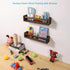 Set 2 JORIKCHUO Nursery Book Shelves, of Wood Floating Book Shelves for Kids Room, Kitchen Spice Rack, or Rustic Wall
