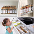 24Pcs,Seasoning Set,Kitchen Set,Seasoning DIMBRAH Spice Jars with Label Containers,Glass Spice Jars with Bamboo