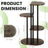 Korrie Home 4 5 Tiered Plant Stand Indoor, Tall Tier Potted Wooden Plant Shelf for Multiple Flower Plants, Multi Corner