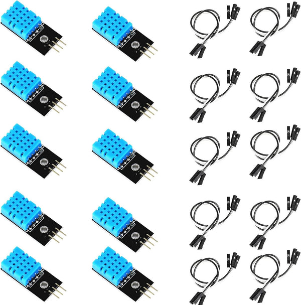 DHT11 Digital Temperature and Humidity Sensor Module, Measurement Range -20-50 ?, Delivery Dupont Line (10 pcs)