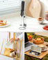 3 3 AMOSA Milk Frother Handheld with Stand, Rechargeable Frother with Speeds & Heads, Travel Frother with Case, Coffee