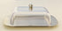 Zoie + Chloe Stainless Steel Butter Dish with Easy to Hold Lid