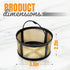8-12 Cup Reusable Filter Basket with Mesh Bottom, Fits Keurig K-Duo Essentials & K Duo Brewers, Permanent Filter