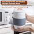 4 100% Professional Ceramic Egg Cooker for Microwave, Quick Scrambled Egg Maker Holds Up to Eggs, Easy & Healthy