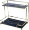 Simmerstone 2 Tier Bathroom Vanity Tray, Multifunctional Cosmetic Storage Rack for Dresser and Countertop
