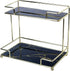 Simmerstone 2 Tier Bathroom Vanity Tray, Multifunctional Cosmetic Storage Rack for Dresser and Countertop