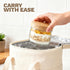 8 oz 6 Pack Bumobum Glass Jars with Lids, Small Glass Container with Bamboo Airtight Lid, Wide Mouth Canisters for Chia