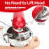 Updated KitchenAid Tilt Head 4.5-5 QT Pouring Shield, Fully Enclosed Foldable Lid Mixer Bowl Cover for Kitchen Aid