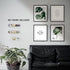 A ARTZONE Botanical Watercolor Prints, Set of 4 Unframed Canvas Art Prints (8x10 inches)