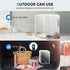 ECOWELL Mini Skincare Fridge with LED Mirror, 4L/6 Can for Makeup Cosmetic Beauty, Small Refrigerator for Bedroom Office