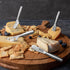 BOSKA Stainless Steel Cheese Knife Set - 4 Mini Copenhagen Knives, Silver Non-Stick, Dishwasher Safe