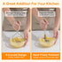 Noeixrah 2 9 Inches Set Pcs Potato Masher for Potatoes, Stainless Steel Wire Mashed Potato Ricer, Potatoes Mashers