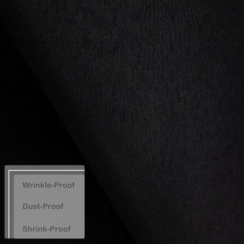 24 24 Inch Small Square Solid Black Tablecloth x Washable Fabric Table Cloth Wrinkle Resistant Polyester Table Cover