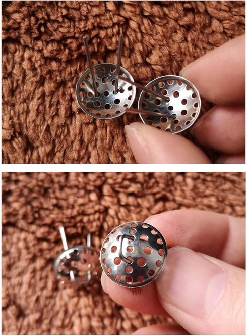 2 Pack Zisha Teapot Spout Filter Mount - Mesh Mouth Inside Nozzle Strainer for Japanese Kyusu Chinese Yixing Purple