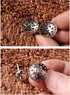 2 Pack Zisha Teapot Spout Filter Mount - Mesh Mouth Inside Nozzle Strainer for Japanese Kyusu Chinese Yixing Purple