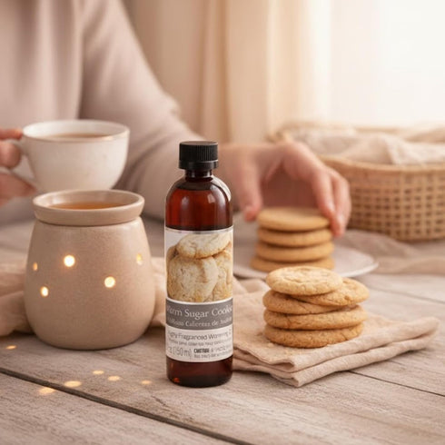 Set 2, 5oz Settings.P1 Hosley Warm Sugar Cookies Fragrance Warming Oils, of Each. Ideal Gift for Weddings, spa, Reiki