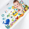 Kids Bath Mat with Ocean Theme Design, 40x16 inches, Non-Slip with 200