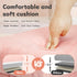 300 lbs, 17x13x13IN Storage Ottoman, Folding Ottoman Foot Rest Stool with Thicker Furry Padded Seat. Soft Fur Small