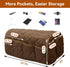 Armchair Caddy, Waterproof Sofa Armrest Organizer with 14 Pockets for TV Remote, Phone, Magazine, Non Slip Recliner