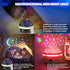 16 Timer Star Light Projector with Remote Control,Rotation and Colors Projection Lamp and Sleep Light,Christmas Easter