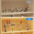 2 Sets,3 -8.4"x6.3"x4.3" NIUBEE Acrylic Display Risers Stand Steps Clear Riser Shelf Showcase for Amiibo Funko POP