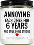 6 Years Iron Anniversary Gifts, Gifts for Him, Her, 6th Wedding Anniversary, Funny Gifts for Couples, Men, Women