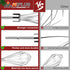 Sikawai Stainless Steel Egg Beater/Whisk Attachment for Hand Mixer, Kitchen Mixer Accessories