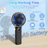 Portable Handheld Fan, 5200mAh Rechargeable, 180° Foldable Mini Hand Held Fan, Max 22 HRS Working, 6 Speeds, LED Display