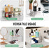 Set 2 Countertop Clear Cabinet Organizer, Shelf Organizer of for Kitchen Pantry Organizers and Storage, Display Cabinet