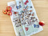 16"x24" 100% Fish Kiss Wyoming Map Dish Towel is of Microfiber Waffle Weave Making it Super Absorbent, Soft & Machine