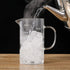 1L Glass Measuring Cups Jugs with Lid - Large Measuring Pitcher Beaker for Hot/Cold Liquid, Clear Scale with Spout