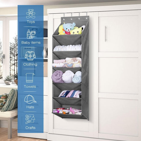 12 Closet MISSLO Door Shoe Rack with Deep Pockets for Pairs of Shoe Organizer Over the Door Hanger for and Dorm Narrow