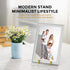 TR-LIFE 4 Pack 8 Inch Plate Holder Stands for Display, Large Gold Metal Picture Easel for Platter, Books, Photos