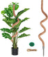 Qimshemi 51-Inch Moss Pole Monstera Plant Support & Stakes for Climbing Plants, Bendable