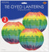 Beistle Tie Dye Lanterns