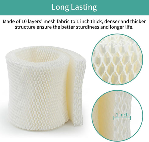 MAF2 Humidifier Filter, 4 Packs, Compatible with Aircare MA0800, MA0600, Kenmore Models