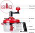 Cambom Manual Food Chopper, Vegetable Chopper Hand Food Processor with Clear Container 1200ml BPA Free