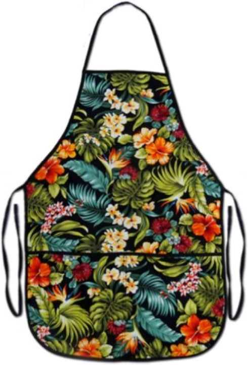 Hawaiian Fabric Apron, Tropical Isle