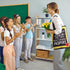 Paterr Teacher Appreciation Gifts Bag Bulk for Women Teacher Canvas Tote Bags End of Year Gift Pencil Crayon Marble