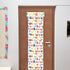 2 Pcs Blackout Lockdown Shades, Classroom Door Window Cover Curtains for Glass Doors, Darkening Drapes 8 x 36 Inches