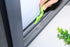 2pcs Hand-held Groove Gap Cleaning Tools, Green, for Door Window Track Kitchen Cleaning