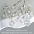 3Inch 10Pcs H&D HYALINE & DORA Crystal Suncatcher Bauhinia Prisms Pendants Chandelier Crystals Replacement Hanging Sun